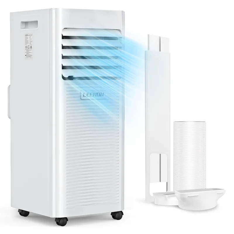 Draagbare Airco – Mobiele Airconditioner – Ontvochtiger – Ventilator – 9000 BTU – Energiezuinig – Compact