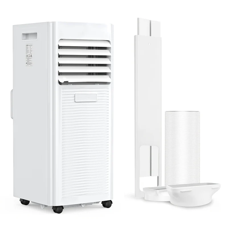 Draagbare Airconditioner – Mobiele Airco – Koelapparaat – Ventilator – Ontvochtiger – 9000 BTU – 24-Uurs Timer