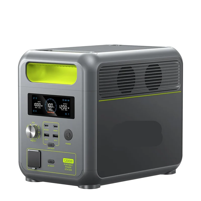 Draagbare Powerbank – Mobiele Accu – Outdoor Batterij – Noodstroom – 1024Wh LiFePO4 – Snelladen 80% In 45 Minuten – 2 AC-Uitgangen 1200W