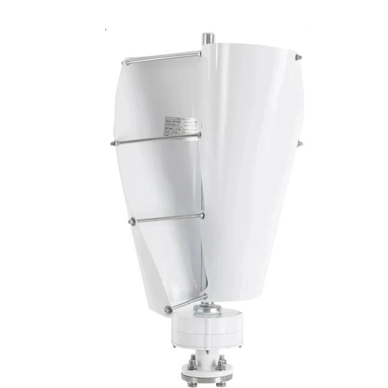 Windturbine – Windgenerator – Windmolen – Duurzame Energie – 500W Vermogen – IP67 Bescherming – Fluisterstil Minder Dan 62 dB - Wit