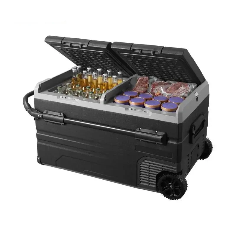 Draagbare Autokoelkast – Koelbox – Mobiele Koelkast – Camping Koelbox – Mini Frigo - 115L – Instelbare Temperatuur – Stil Geluid