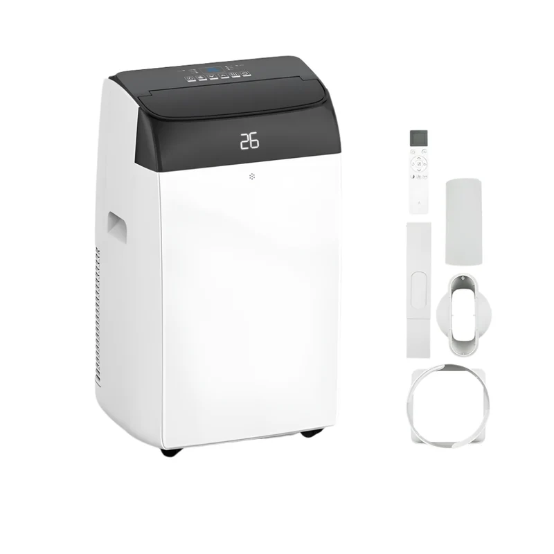 Draagbare Airconditioner – Mobiele Airco – Koelventilator – Ontvochtiger – 12.000 BTU – 3-in-1 Functie – 24-Uurs Timer