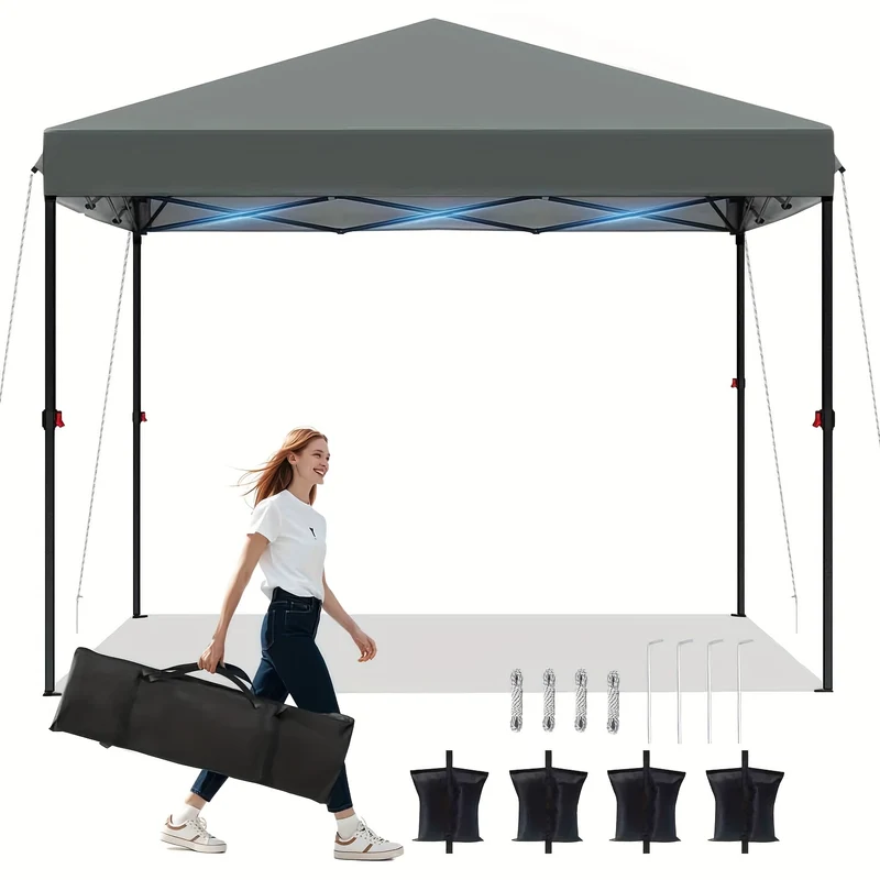 Pop-Up Tent – Vouwtent – Outdoor Tent – Schaduwtent – Snelle Pop-Up – Stevig Frame – Inclusief Draagtas