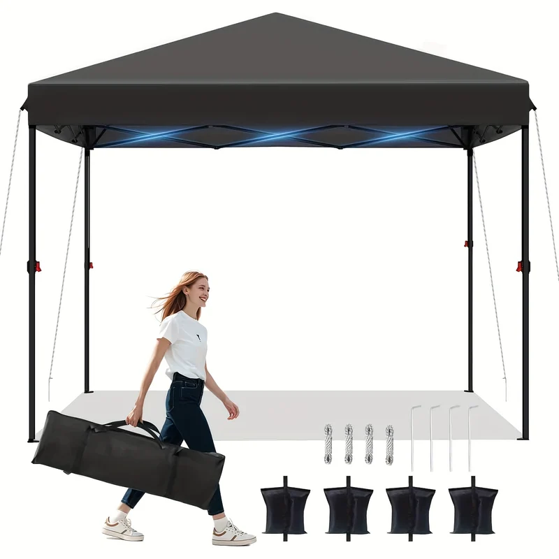Pop-Up Tent – Vouwtent – Paviljoen – Partytent – Campingtent – Stevig Metalen Frame – 3x3 Meter Ruimte