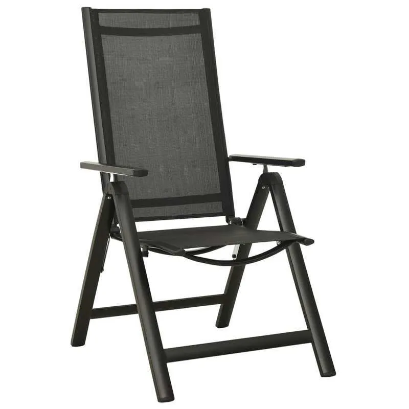 Inklapbare Tuinstoel – Outdoor Stoel – Balkonstoel – Campingstoel – Lichtgewicht – Weerbestendig Aluminium – Ergonomisch Design