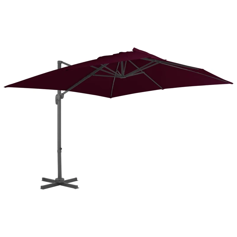 Zwevende Parasol – Hangende Parasol – Zweefparasol – Balkon Parasol – Aluminium Frame – 360 Graden Draaibaar – UV-Bescherming