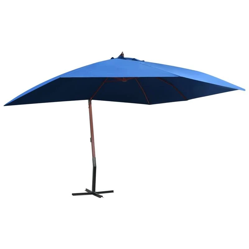 Partytentparasol – Grote Parasol – Tuinparasol – Terrasparasol – Balkonparasol – Weerbestendig Metalen Frame – 400x300 Cm – Polyester Stof