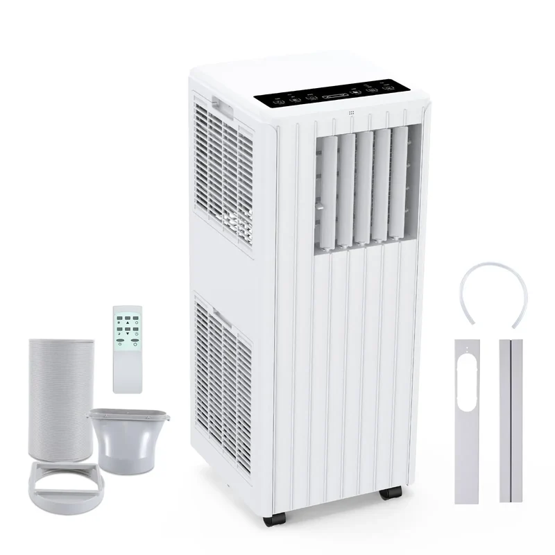Mobiele Airconditioner – Draagbare Airco – Ventilator – Ontvochtiger – 9000 BTU – 42 Liter Ontvochtiging – Timer Tot 24 Uur