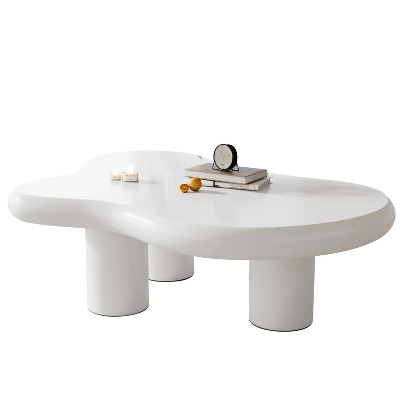 Salontafel – Wolkvormige - Originele Tafel – Design Tafel – Woonkamer Tafel – MDF Tafel – 97x67 cm – Draagvermogen 80 kg
