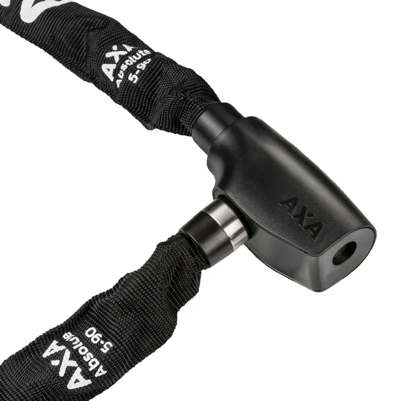 AXA Absolute kettingslot zwart, wit ⌀0,5x90 cm