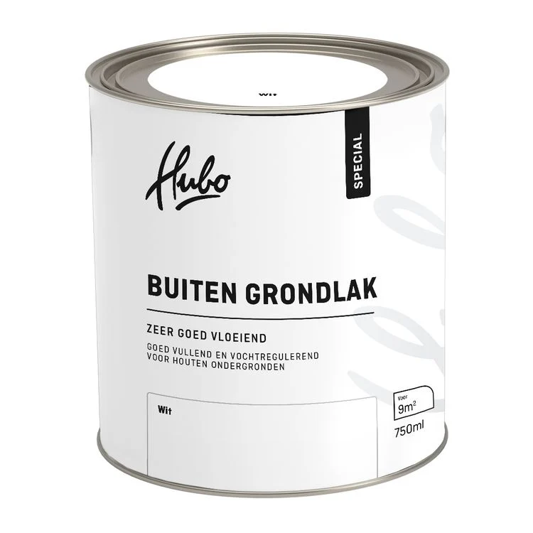 Hubo grondlak mat wit 750ml