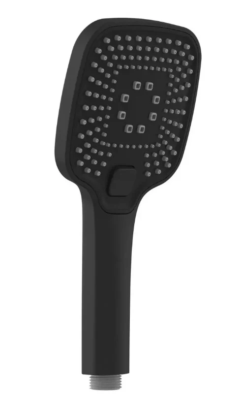 Schutte Ravenna handdouche 3 standen mat zwart ⌀11cm