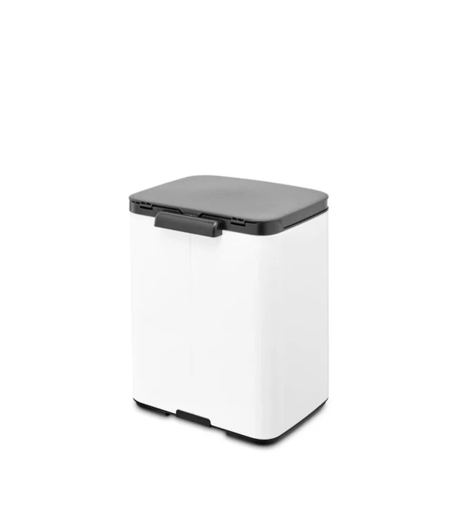Brabantia afvalemmer Bo white 7L