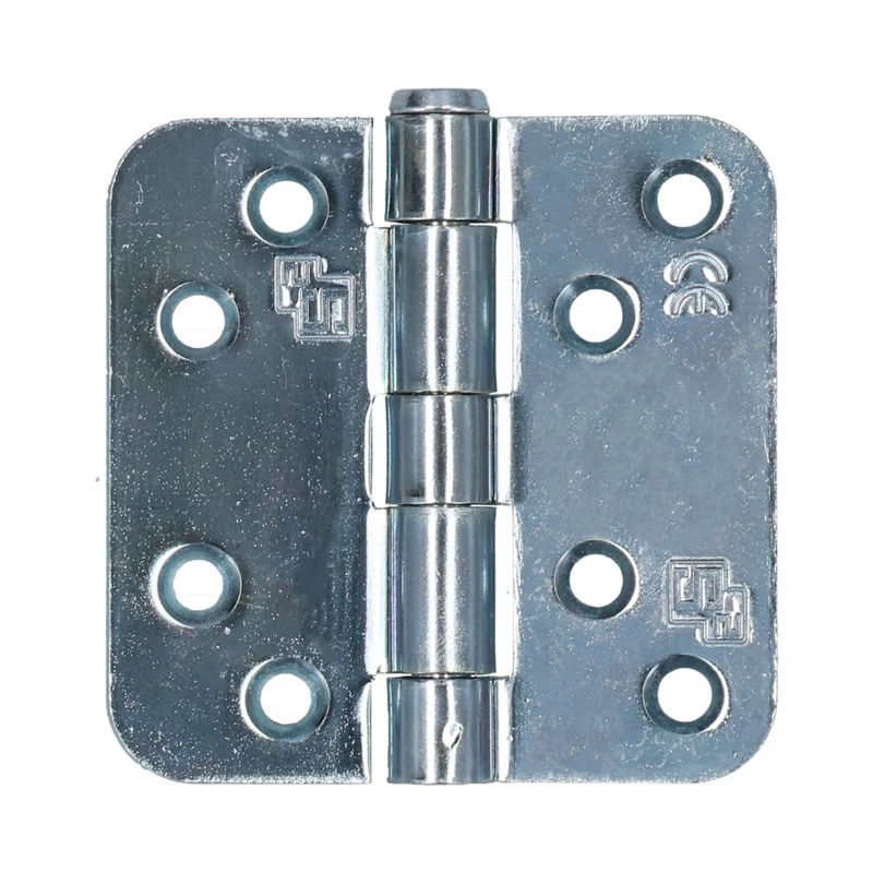 Veilig 6511 scharnier afgerond geborsteld 76x76x2,4mm