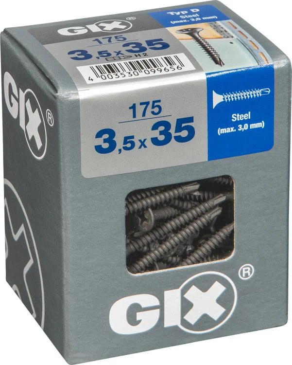 Spax GIX gipsplaatschroef philips trompetkop 3,5x35mm 175st