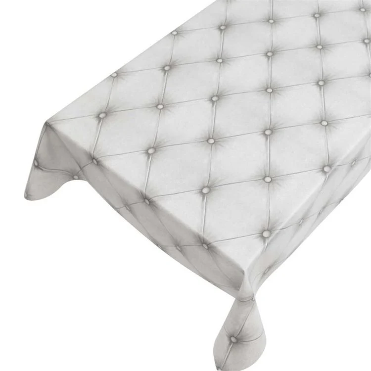 Tafelzeil Chesterfield ruit wit 140cm per meter