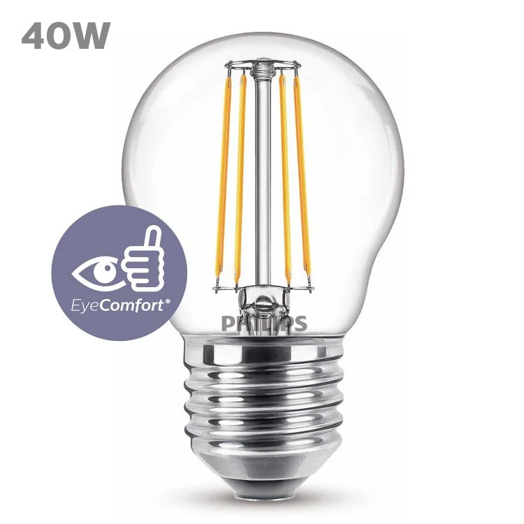 Philips LED lamp peer E27 helder ww 3,4W 470LM