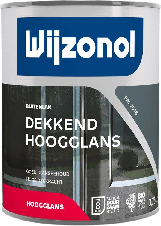 Wijzonol RM lak hoogglans RAL7016 antracietgrijs 750ml