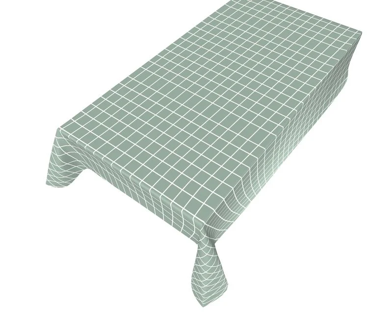 Tafelzeil Rifka vierkanten groen 140cm per meter