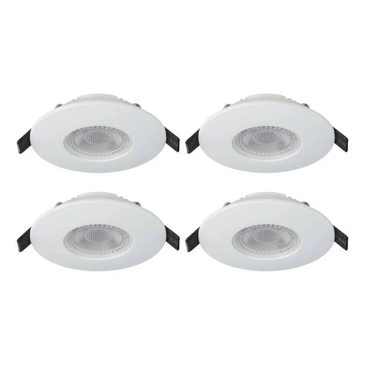 Eglo LED inbouwspot Mazuby wit Ø88mm set van 4
