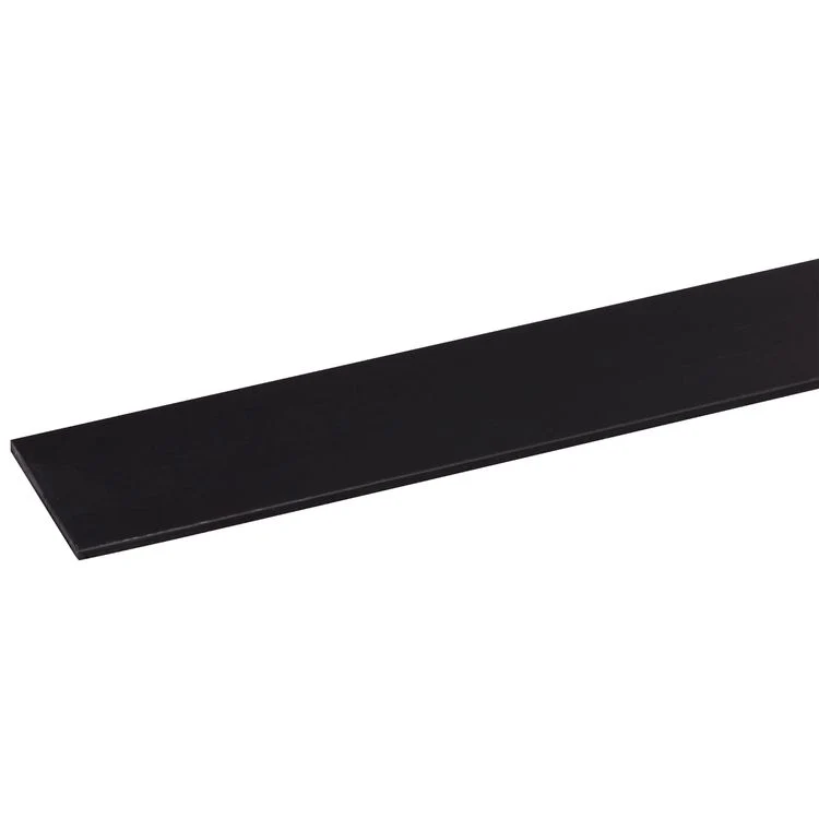 Afdekprofiel kunststof zelfklevend zwart 2x30mm 2,6m
