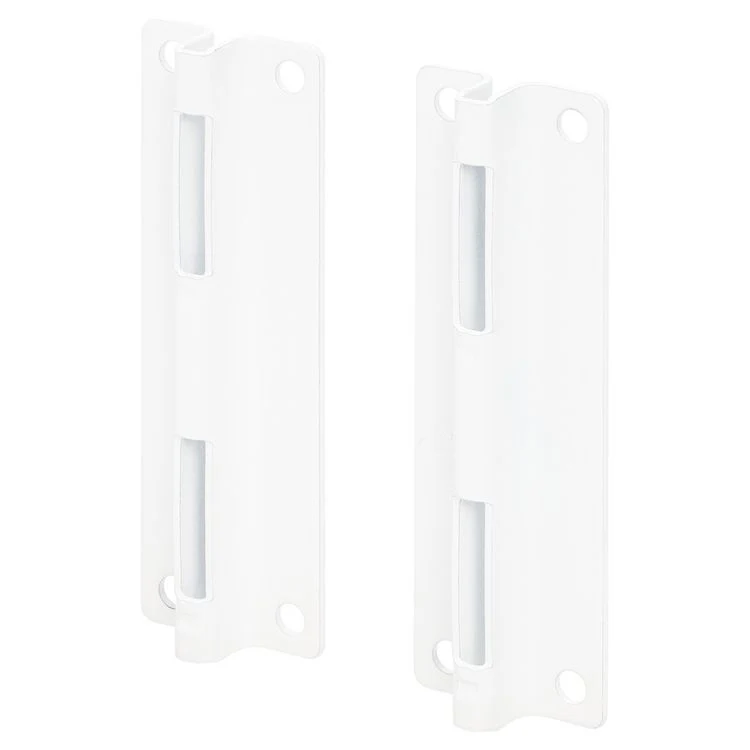 Duraline F-systeem rails enkel metaal wit 3,2x1,2x9,5cm 2st