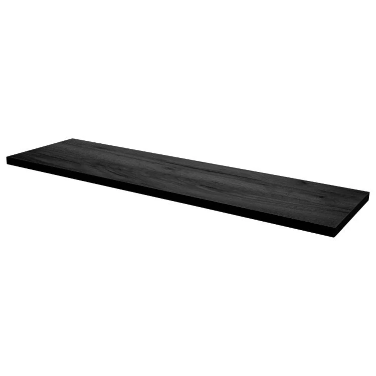 Duraline XS2 wandplank MDF hout, PVC zwart eiken 80cm