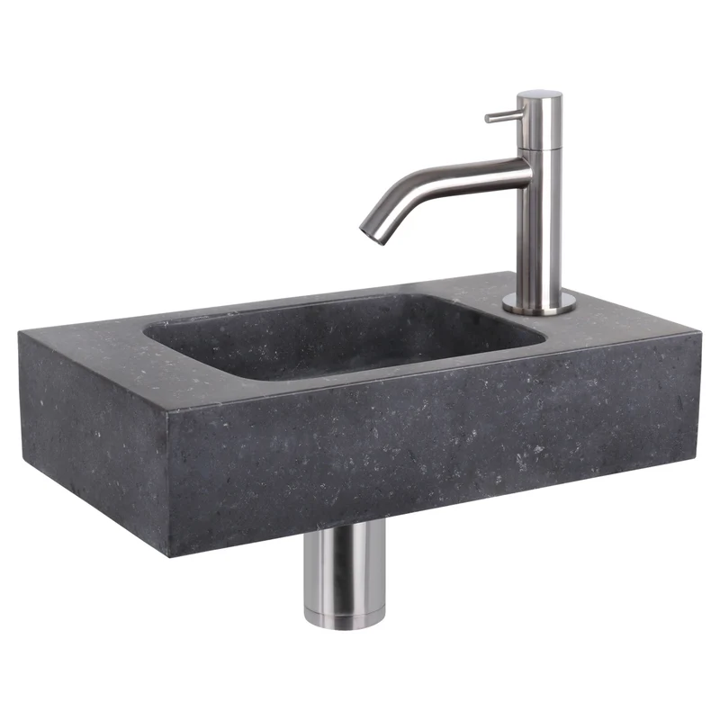 Differnz fonteinset Bombai rechts bombai black 40x22x9cm