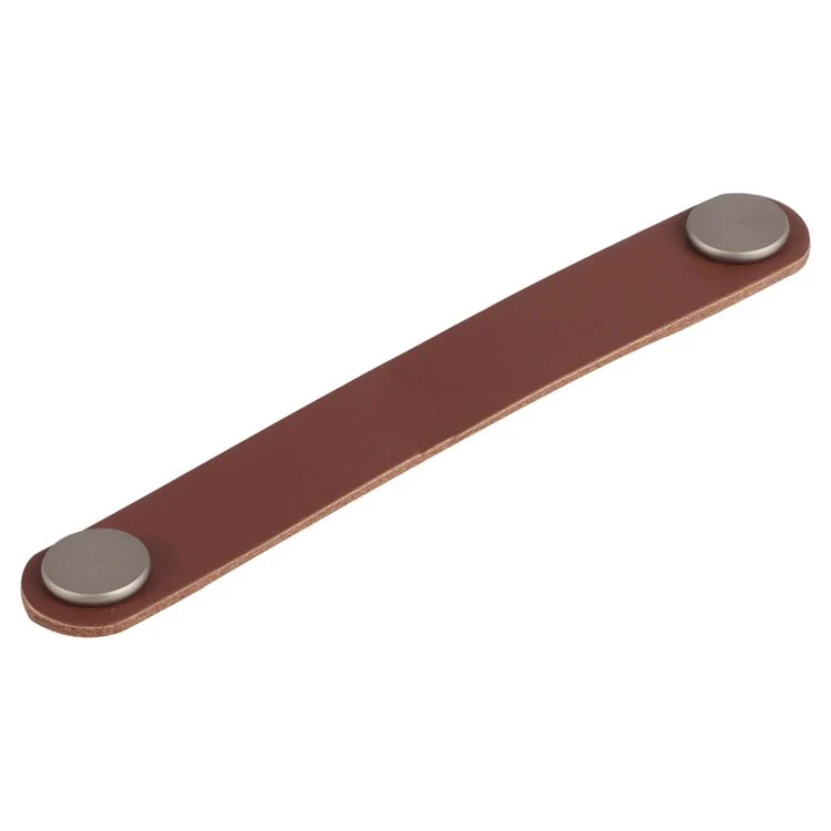 Differnz meubelgreep leer cognac bruin 169x10mm