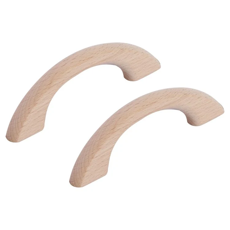 Differnz meubelgreep hout bruin 92x30mm 2st