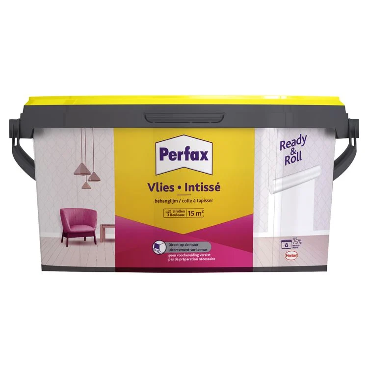Perfax Ready & Roll vliesbehanglijm 2,25kg
