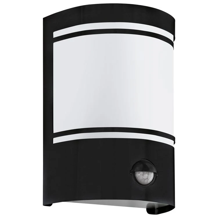 Eglo Buitenlamp cerno sensor zwart/wit