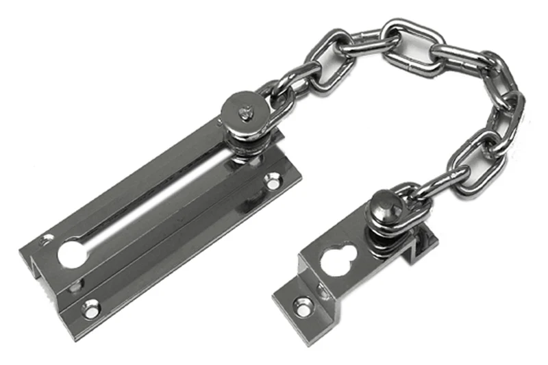 Dulimex deurketting zilver verchroomd staal