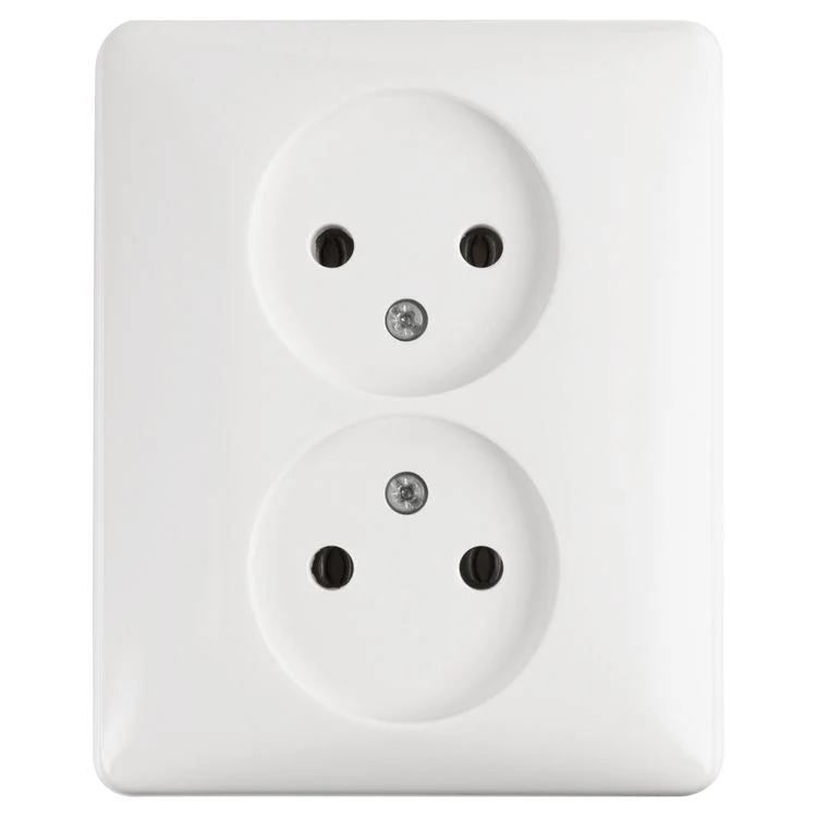 PeHa inbouw stopcontactdoos 2-voudig wit