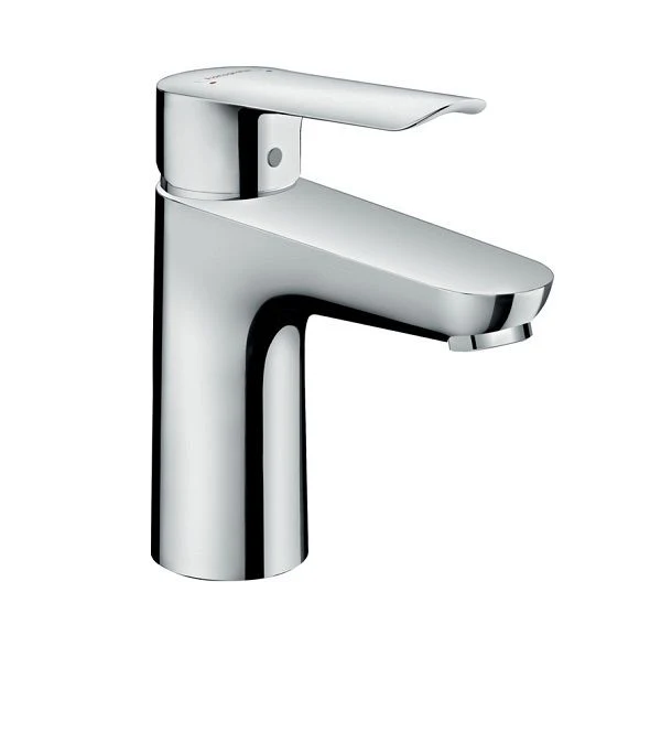 Hansgrohe Logis E 100 wastafelkraan chroom met hendel