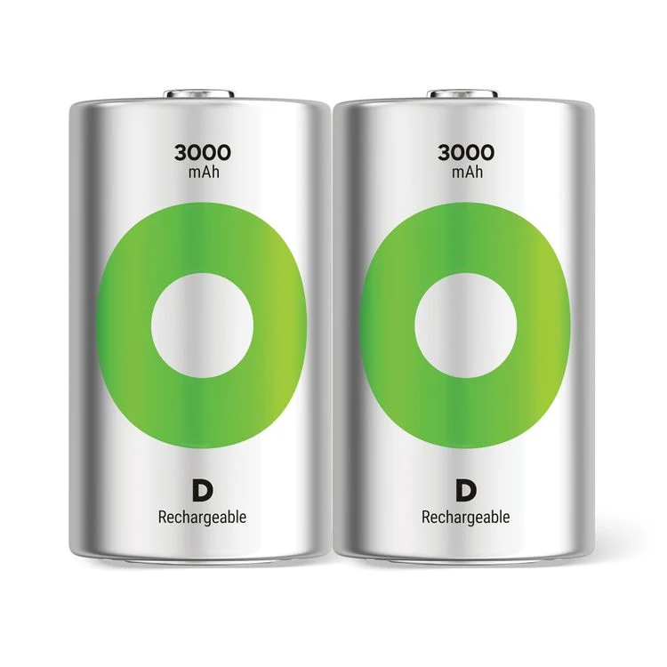 GP Recyko D batterij NiMH oplaadbaar 3000mAh 1,2V 2st