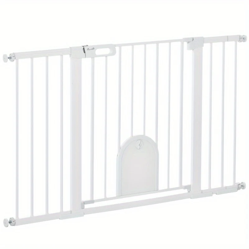 Veiligheidsbarrière – Traphekje – Deurhekje – Kindveiligheidshek – Huisdierenhek – Verstelbaar 75-131 cm – Stevig Metaal met ABS Klembevestiging zonder Boren – 76 cm Hoogte