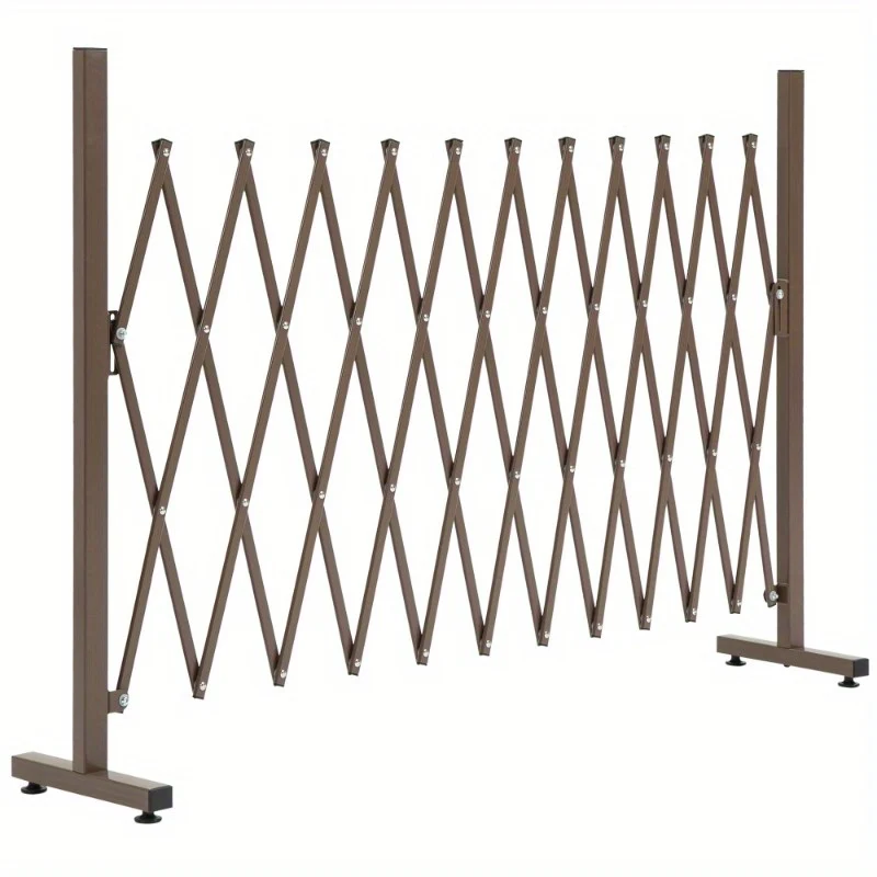 Verstelbare Hekkenbarrière – Tuinafscheiding – Veiligheidshek – Uitbreidbaar Hek – Balkonhek – Aluminium Frame – Verstelbare Breedte 35-300 cm – Hoogte 103,5 cm