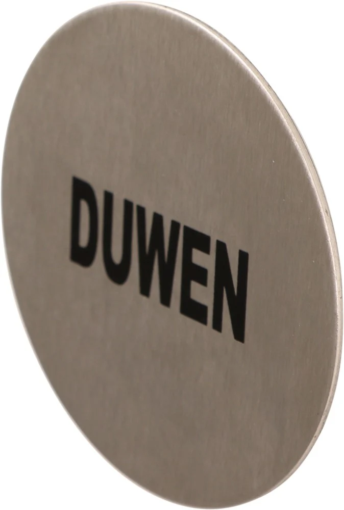 Oxloc PICTOGRAM ZELFKLEVEND 75MM RVS MAT GEB.