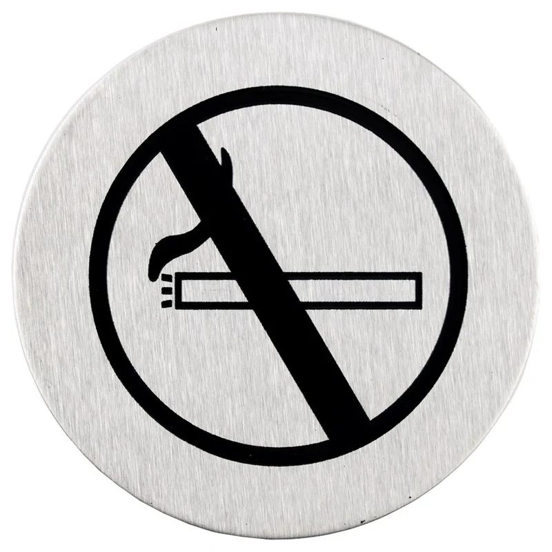Oxloc PICTOGRAM ZELFKLEVEND 75MM RVS MAT GEB.
