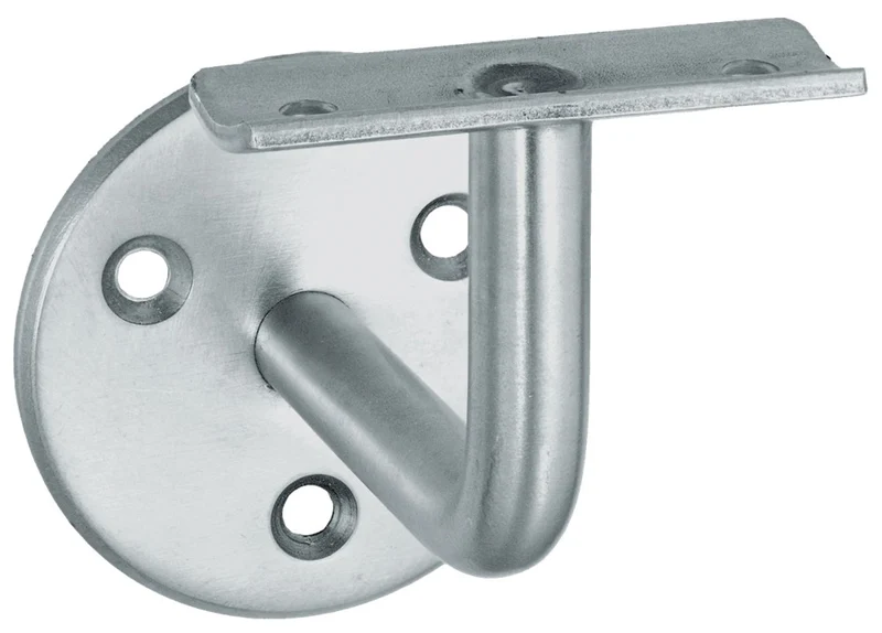 Oxloc LEUNINGHOUDER OP ROZET HOL 64MM SCHR.RVS