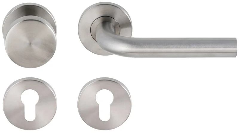 Oxloc KNOP/KRUK OP ROZET M.PC KL3/4 RVSBREDA