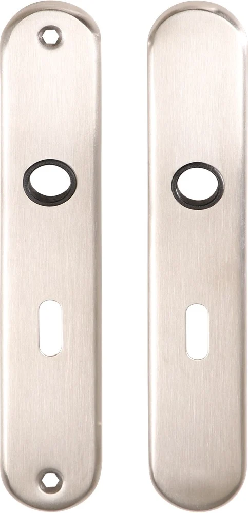 Oxloc LANGSCHILD OVAAL SG56 225X40MM RVS MAT