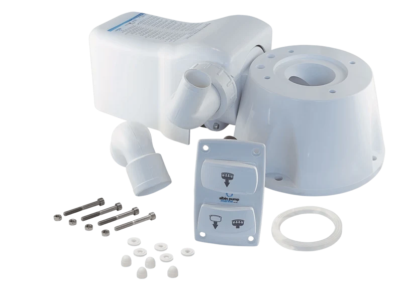 Albinus Conversiekit naar elektrisch toilet stil 12V