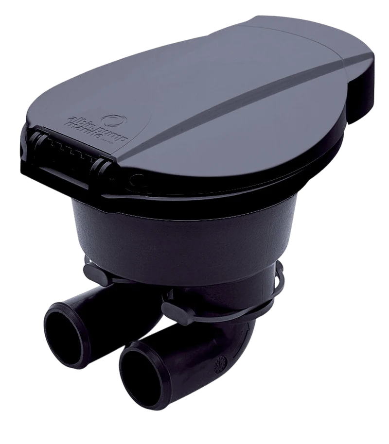 Albinus Bilge pomp manueel flush mount zwart