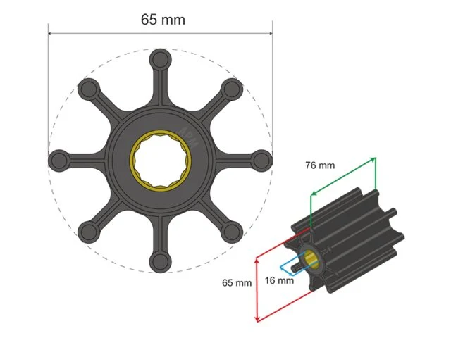 Albinus Premium Impeller nr. 06-02-024