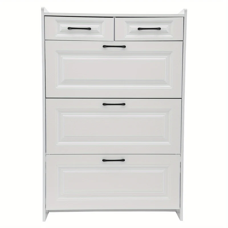 Schoenenkast – Schoenenrek – Schoenopberger – Schoenenkast – Schoenenorganizer – Wit – Ultra-Dunne Slanke Kast – 16-20 Paar Schoenen Capaciteit