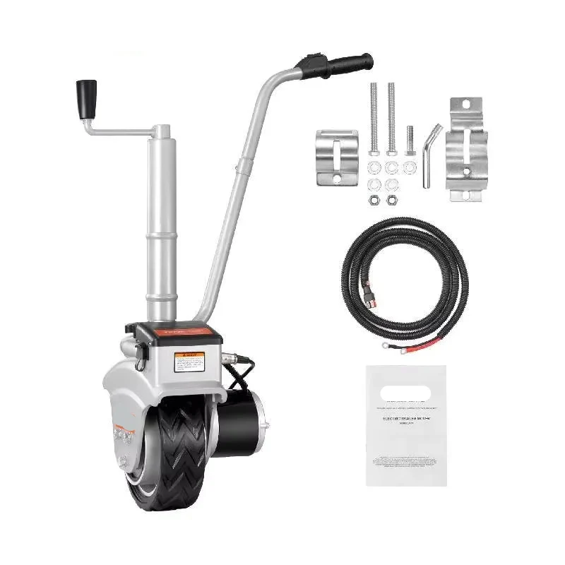 Elektrisch Neuswiel – Gemotoriseerd Neuswiel – Caravan Mover – 12V Motor - 5000lbs Trekcapaciteit - 22 ft/min Snelheid - Trailer Dolly - Verstelbare Hoogte - Caravan Mover - Trailer Verplaatser - Elektrische aanhanger - Geschikt voor Caravan & Boot