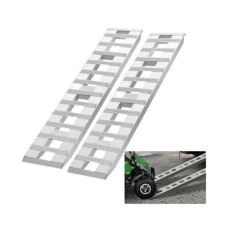 Aluminium Oprijplaten – 6000 lbs Draagvermogen – 94x15 Inches – Heavy-Duty Universele Laadplaat – Geschikt voor Motor, Tractor, Truck & Grasmaaier
