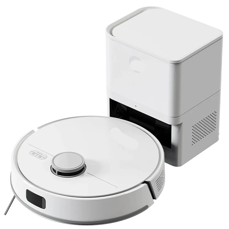 Lidar Robotstofzuiger - Dweilrobot - Vaccum Cleaner - Robot Vacuum - 3200mAh Batterij - 6500Pa Krachtige Zuigkracht - Zelflegende Stofbak – Multi-floor Mapping - Wit